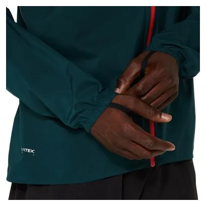 Asics Fujitrail Elite Waterproof Jas Groen Heren