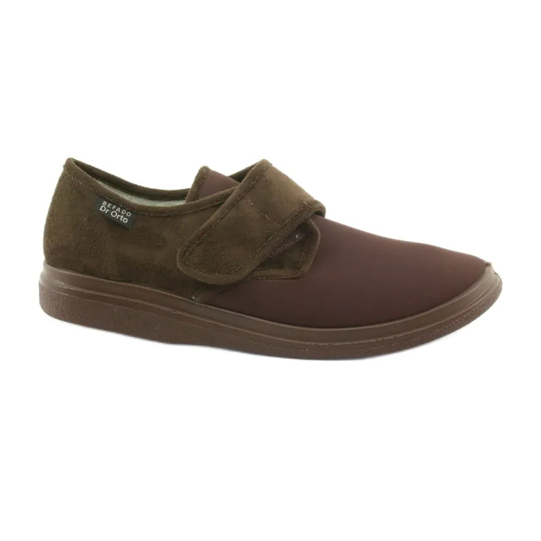Befado 131M005 pantoffels voor diabetici bruin