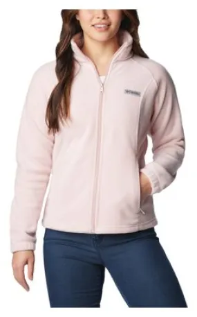 Columbia Benton Springs Dames Fleec Jas met Volledig Ritssluiting Licht Roze