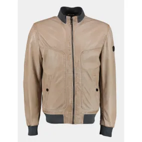 DNR Lederen jack bruin leather jacket 52359/3