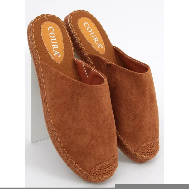 Full colour espadrilles Marina Camel bruin