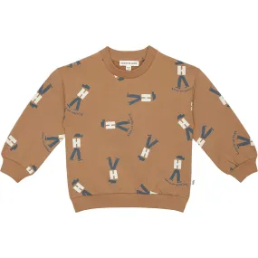   House of Jamie Easy Sweatshirt Bruin 1
