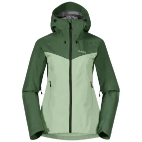 Jas Bergans Women Skar Light 3L Shell Light Jade Green/Dark Jade Green