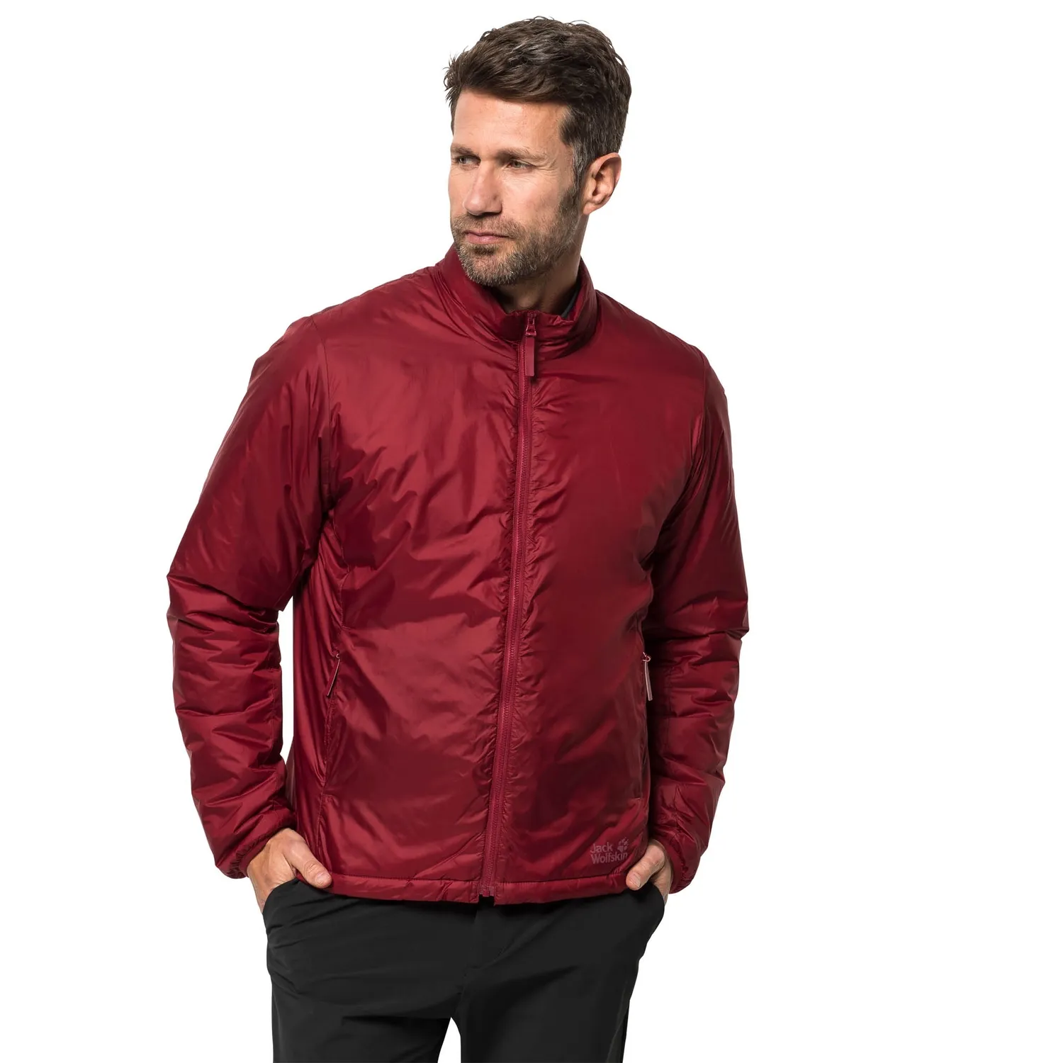 Jas Jack Wolfskin Men JWP Thermic One Dark Lacquer Red