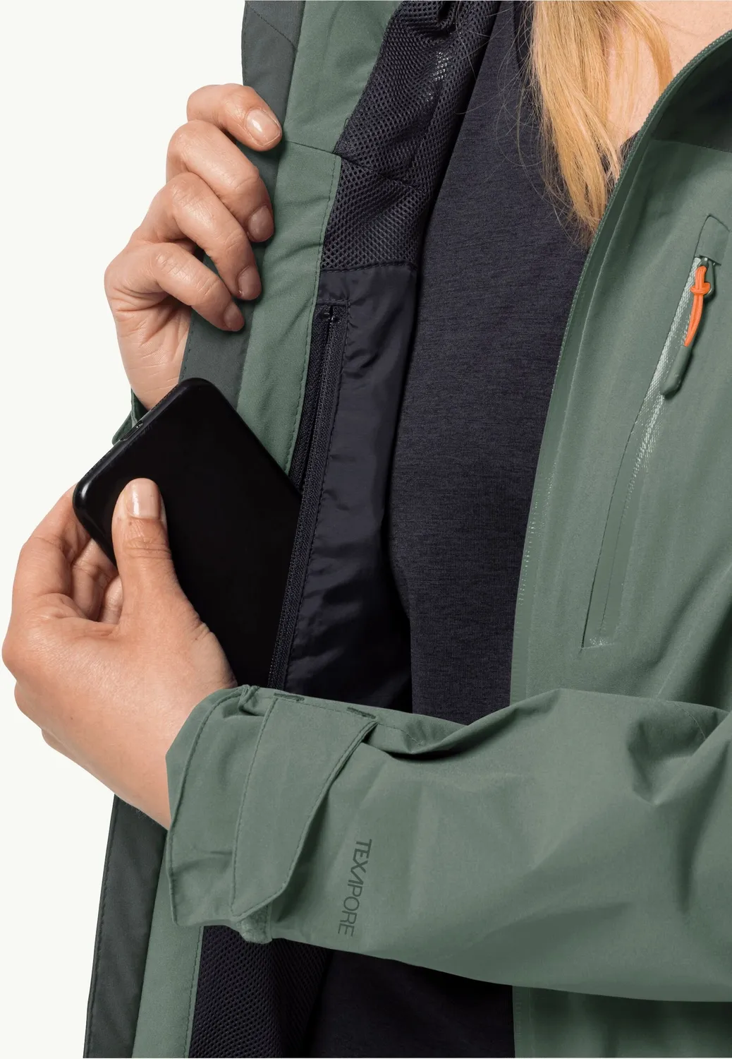 Jas Jack Wolfskin Women Go Hike Jacket Picnic Green
