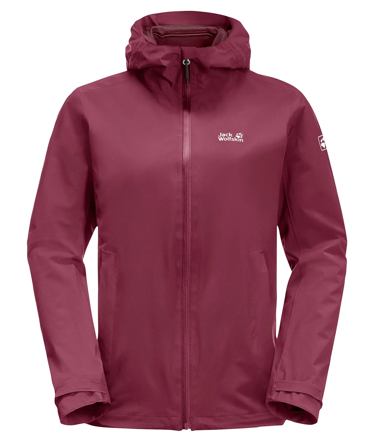 Jas Jack Wolfskin Women Pack & Go Shell Sangria Red