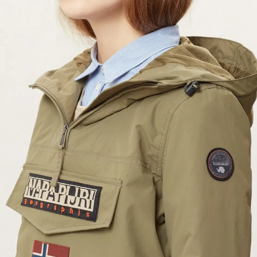 Jas Napapijri Women Rainforest Summer Pocket New Olive Green 2018