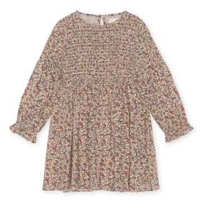 Konges Slojd Lezzi dress toulouse jurk bruin bloemetjes