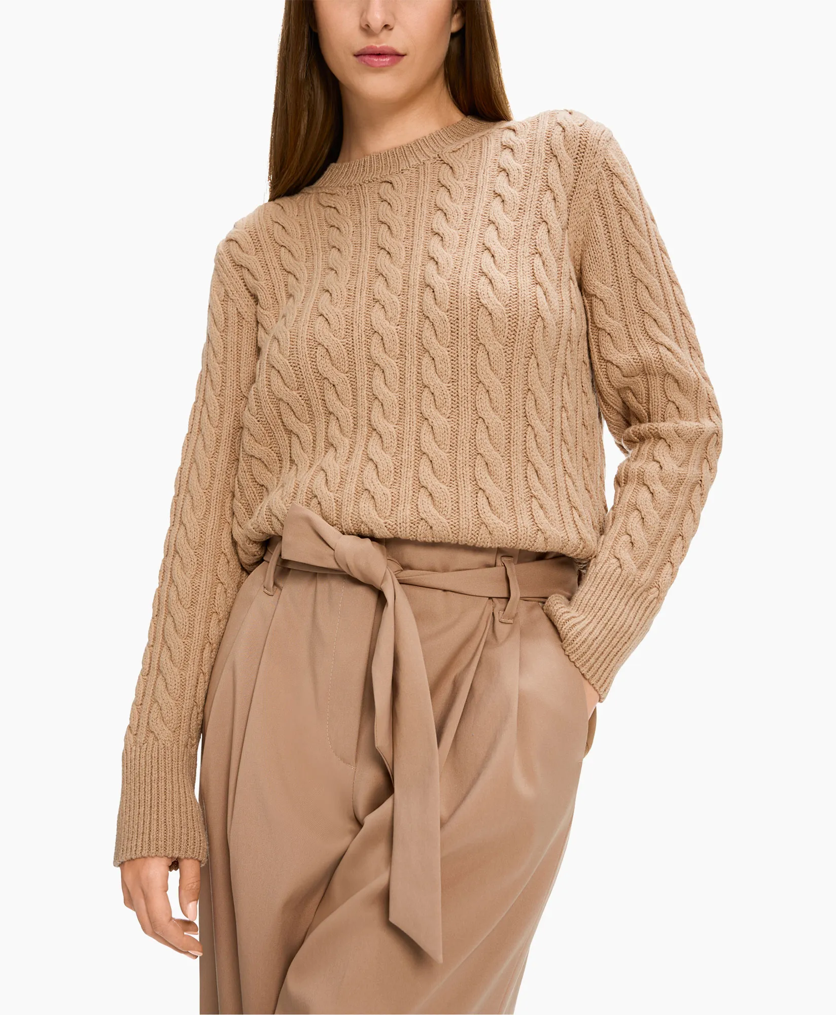 Marccain Collectie Pullover Xc 41.05 M06 Bruin