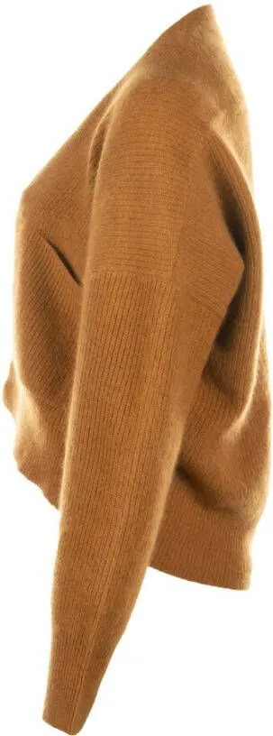 Mes Demoiselles Cari vest camel Bruin Dames
