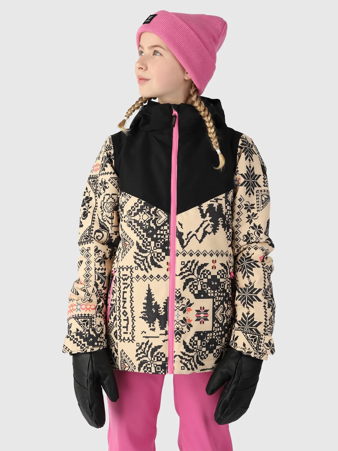 Ski jas Brunotti Girls Hakubia-AO Snow Jacket Canvas