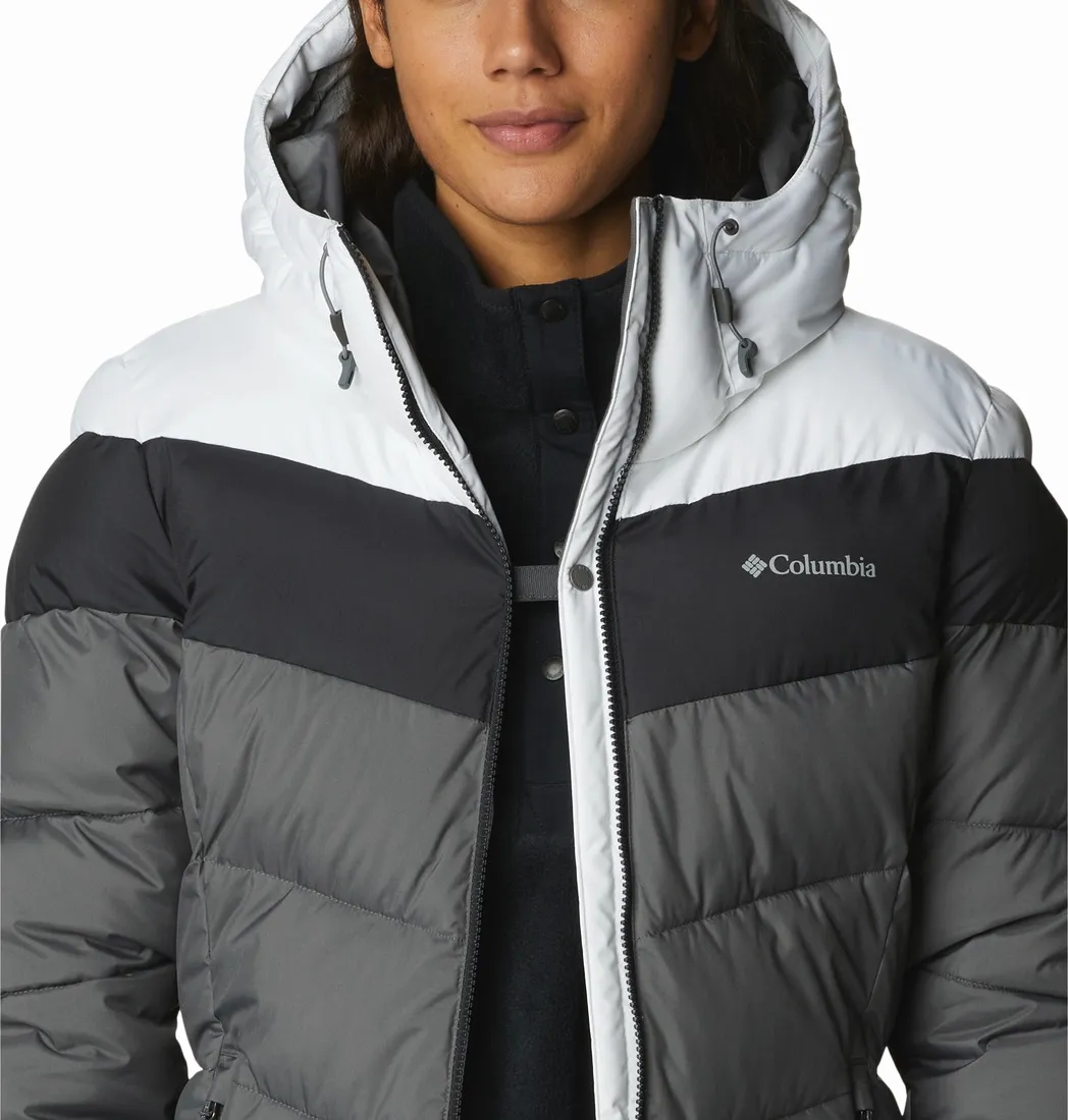 Ski Jas Women Columbia Abbott Peak Insulated Jacket City Grey Shark White