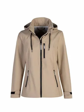 Softshell Jas 4 seizoenen Dames Beige - 36-56 - KAISA