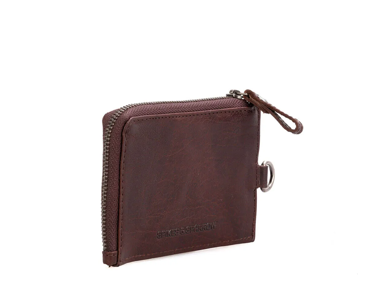 Spikes en Sparrow Etui RFID Donker Bruin