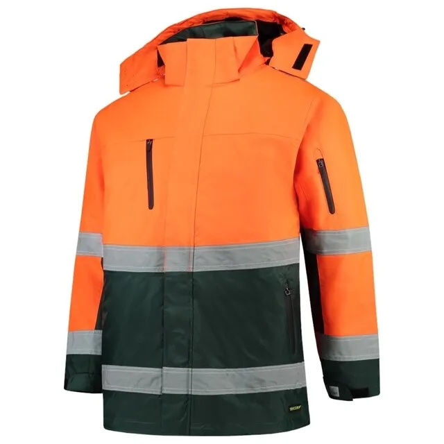 Tricorp Hi-Vis Parka Jas 403004 Oranje Groen Maat 5XL